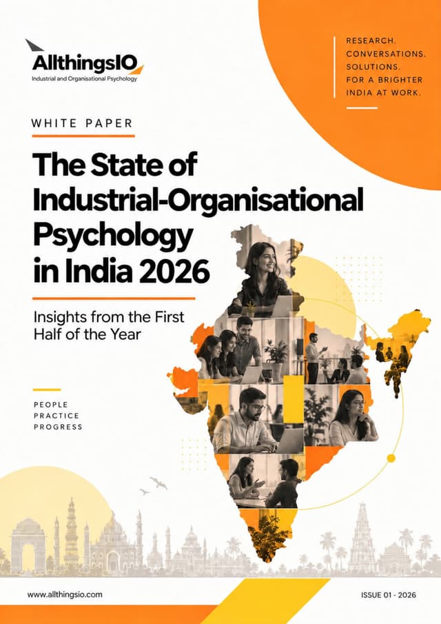 The State of I/O Psychology in India White Paper Cover